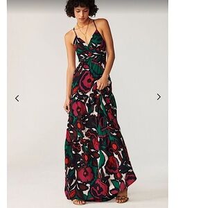 Ba&sh posy floral summer maxi dress NWT